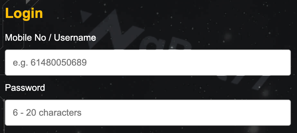 Login